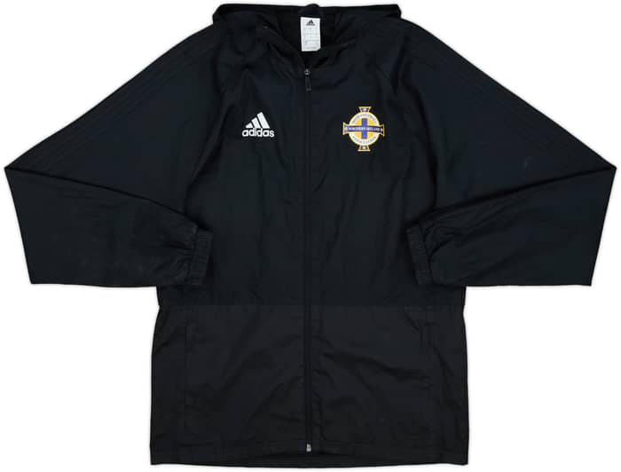 2017-18 Northern Ireland adidas Hooded Rain Jacket - 8/10 - (M)