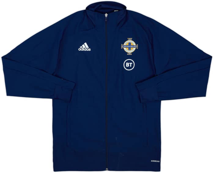 2019-20 Northern Ireland adidas Track Jacket - 8/10 - (S)