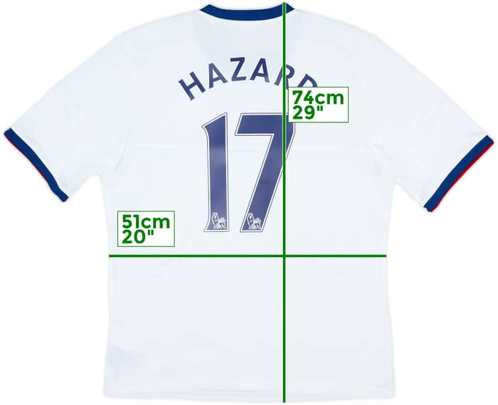 2013-14 Chelsea Away Shirt Hazard #17 - 6/10 - (L)