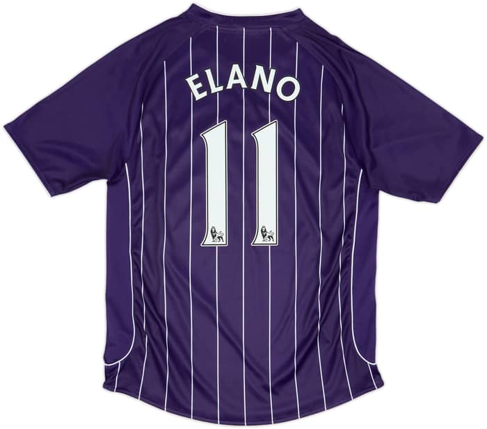 Camiseta de visitante del Manchester City 2007-08 Elano #11 - 7/10 - (M)