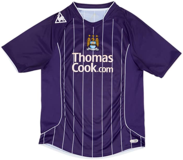 Camiseta de visitante del Manchester City 2007-08 Elano #11 - 7/10 - (M)