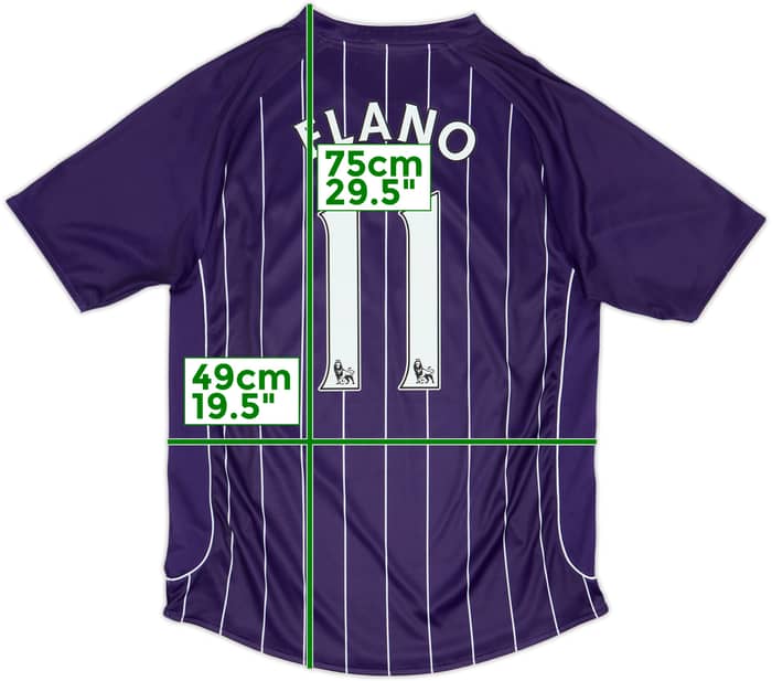 Camiseta de visitante del Manchester City 2007-08 Elano #11 - 7/10 - (M)