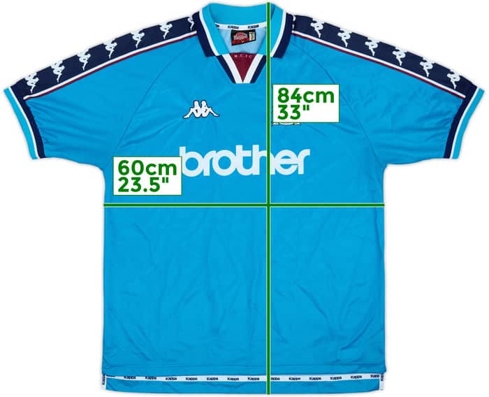 1997-99 Manchester City Home Shirt - 9/10 - (XL)