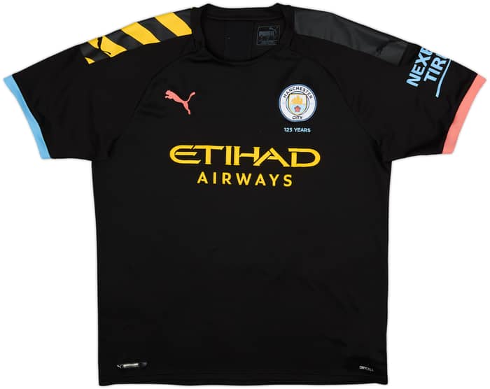 2019-20 Manchester City Away Shirt Kun Aguero #10 - 8/10 - (L)