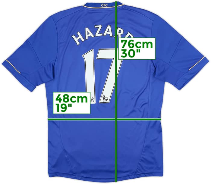 2012-13 Chelsea Home Shirt Hazard #17 - 9/10 - (M)