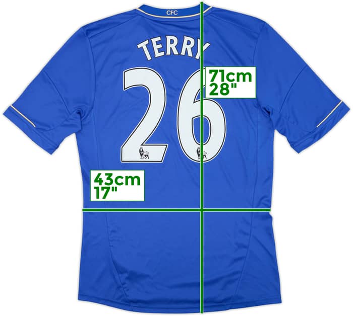 2012-13 Chelsea Home Shirt Terry #26 (S)