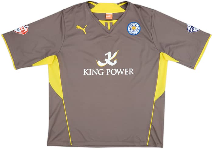 2013-14 Leicester Away Shirt Vardy #9 - 8/10 - (3XL)