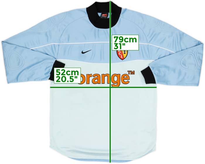 2001-02 Lens GK Shirt - 7/10 - (M)