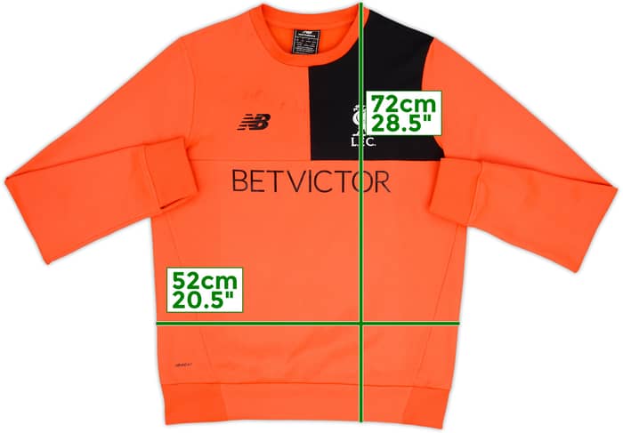 2016-17 Liverpool New Balance Sweat Top - 6/10 - (M)