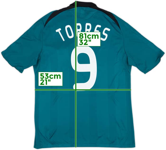 2008-09 Liverpool Third Shirt Torres #9 - 5/10 - (L)