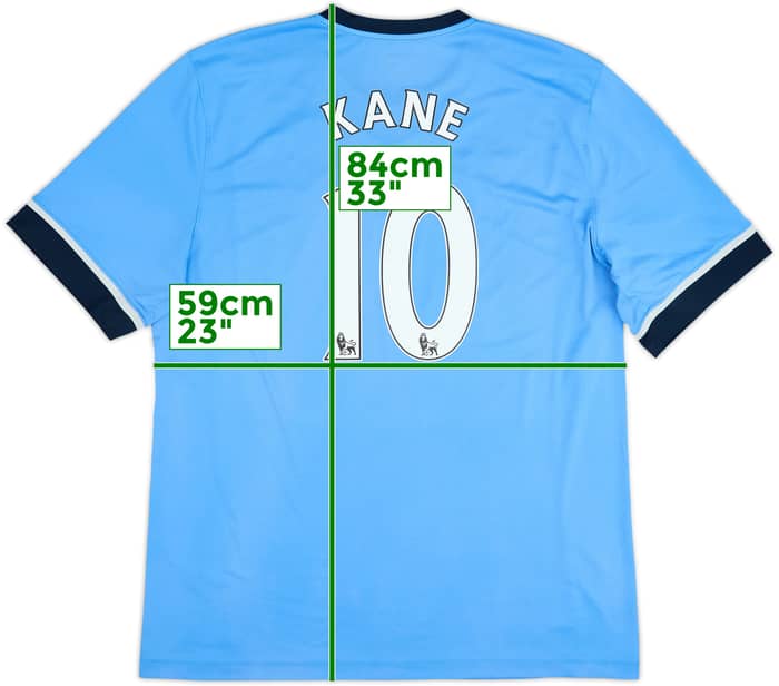 2015-16 Tottenham Away Shirt Kane #10 - 8/10 - (XXL)