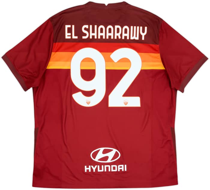 2020-21 Roma Home Shirt El Shaarawy #92 - 8/10 - (XXL)