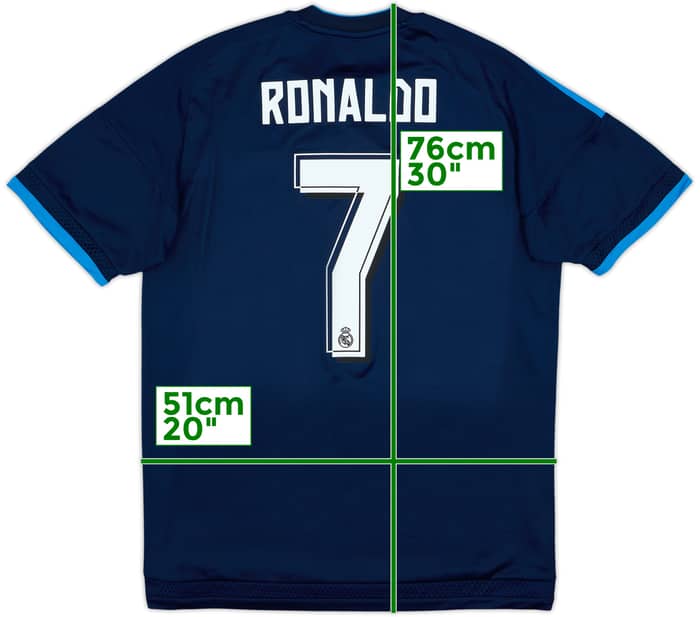 2015-16 Real Madrid Third Shirt Ronaldo #7 - 8/10 - (L)