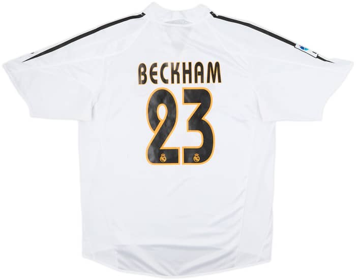 2004-05 Real Madrid Home Shirt Beckham #23 - 5/10 - (L)