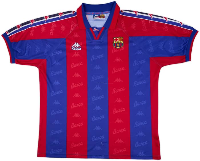 1995-97 Barcelona Home Shirt - 6/10 - (XL)