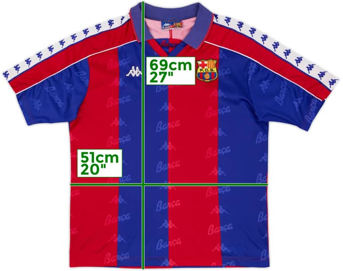 1992-95 Barcelona Home Shirt - 8/10 - (M)