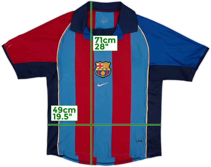 2001-02 Barcelona Home Shirt - 5/10 - (S)