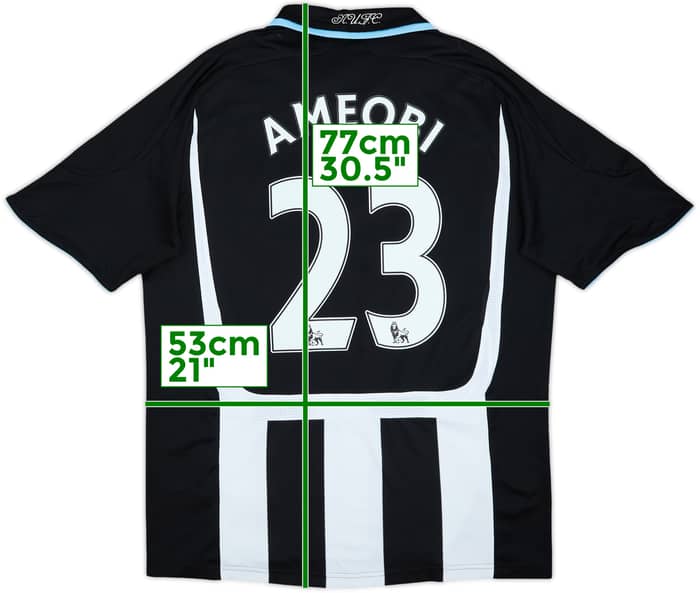 2007-09 Newcastle Home Shirt Ameobi #23 - 8/10 - (M)