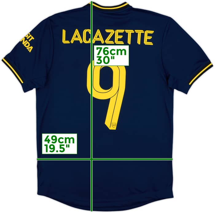 2019-20 Arsenal Authentic Third Shirt Lacazette #9 (M)
