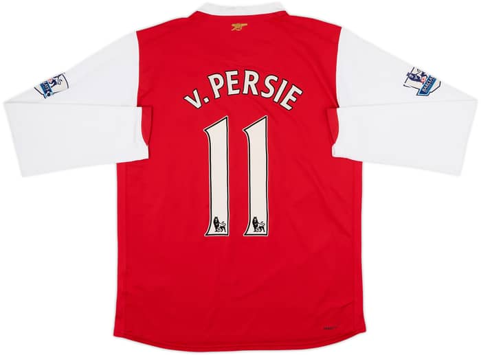 Camiseta de local del Arsenal 2006-08 L/S v.Persie #11 - 8/10 - (M)