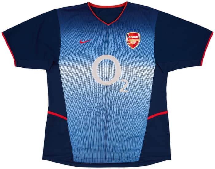 2002-04 Arsenal Away Shirt Bergkamp #10 - 6/10 - (L)