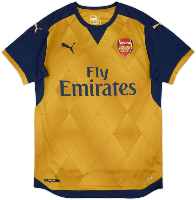 2015-16 Arsenal Away Shirt Arteta #8 - 8/10 - (M)