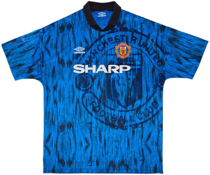1992-93 Manchester United Away Shirt - 7/10 - (XL)