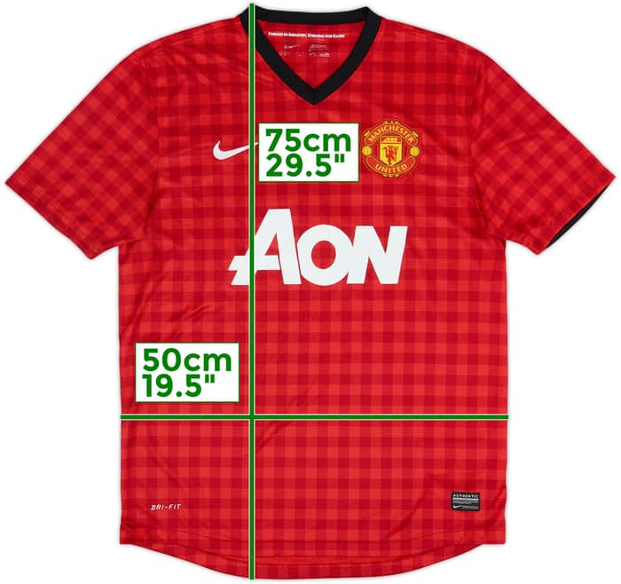 2012-13 Manchester United Home Shirt - 5/10 - (M)