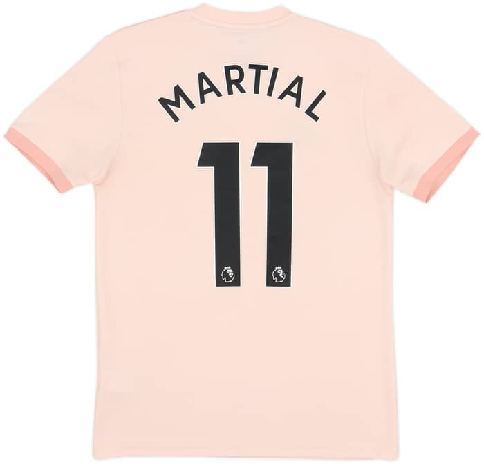 2018-19 Manchester United Away Shirt Martial #11 - 8/10 - (S)