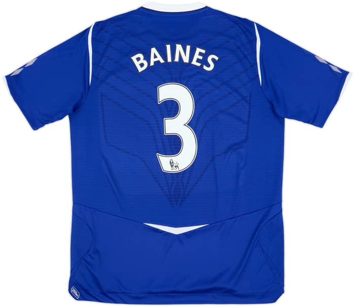 2008-09 Everton Home Shirt Baines #3 - 8/10 - (L)