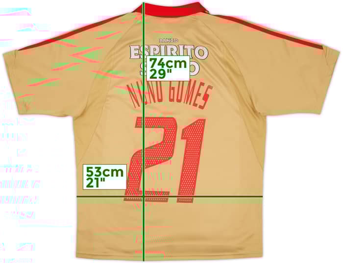 2004-05 Benfica Third Shirt Nuno Gomes #21 - 7/10 - (M)