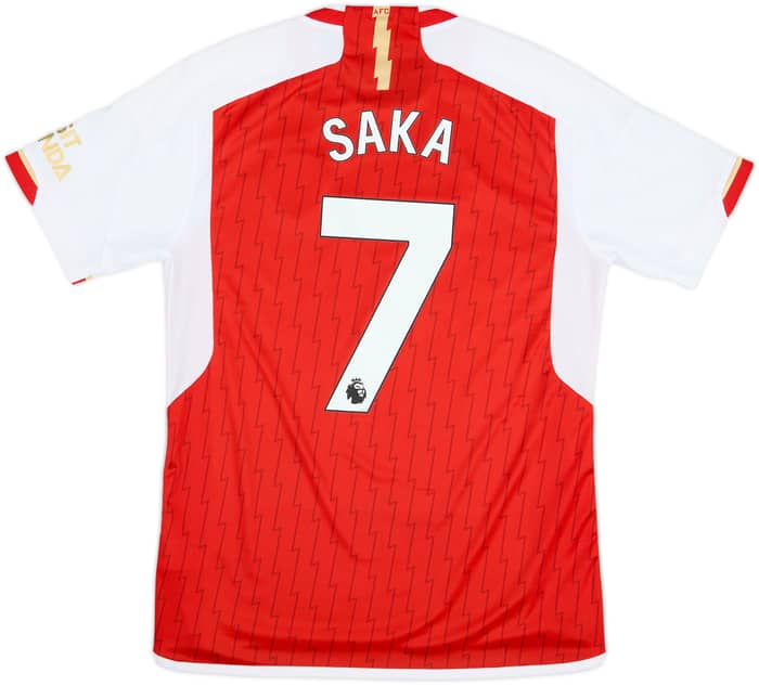 2023-24 Arsenal Home Shirt Saka #7 - 9/10 - (L)