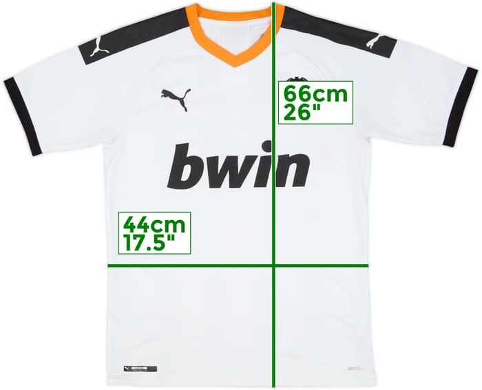 2019-20 Valencia Home Shirt - 6/10 - (S)
