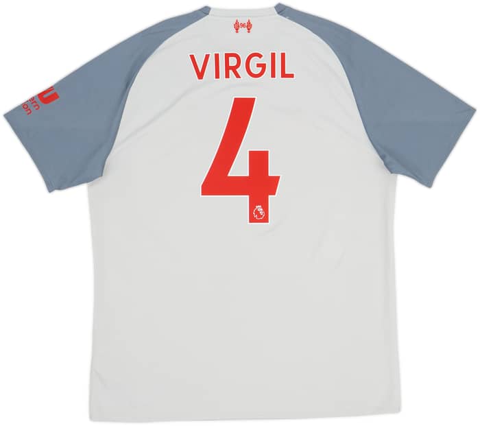 2018-19 Liverpool Tercera Camiseta Virgil #4 - 9/10 - (L)