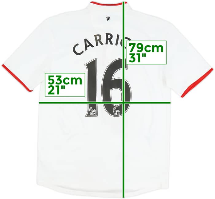 2012-14 Manchester United Away Shirt Carrick #16 - 6/10 - (M)