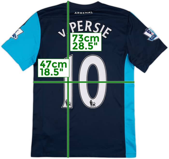 2011-12 Arsenal Away Shirt v. Persie #11 - 6/10 - (S)