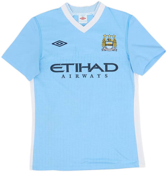 2011-12 Manchester City Home Shirt Kun Aguero #16 - 8/10 - (S)