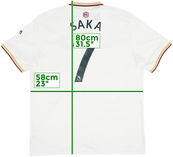 2025-26 Arsenal Third Shirt Saka #7 - 9/10 - (XL)