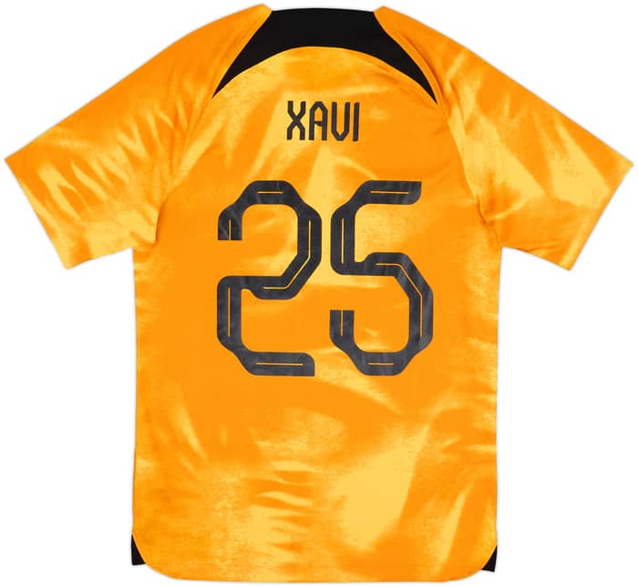 2022-23 Netherlands Home Shirt Xavi #25 - 6/10 - (S)