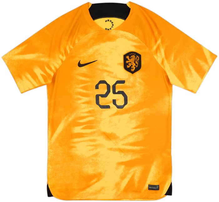 2022-23 Netherlands Home Shirt Xavi #25 - 6/10 - (S)
