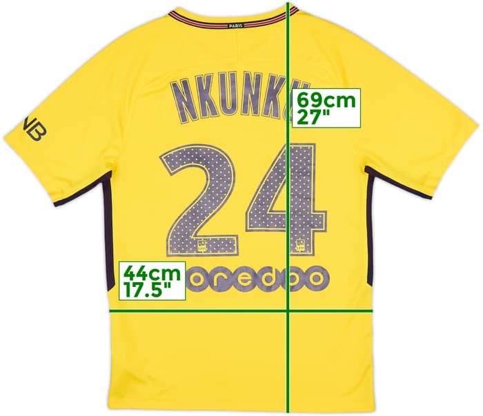 2017-18 Paris Saint-Germain Away Shirt Nkunku #24 - 8/10 - (S)
