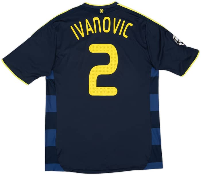 2009-10 Chelsea Away Shirt Ivanovic #2 - 9/10 - (L)