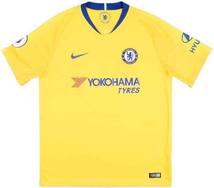 2018-19 Chelsea Away Shirt Marcos A. #3 - 7/10 - (L)