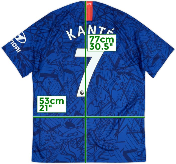 2019-20 Chelsea Home Shirt Kante #7 - 10/10 - (L)