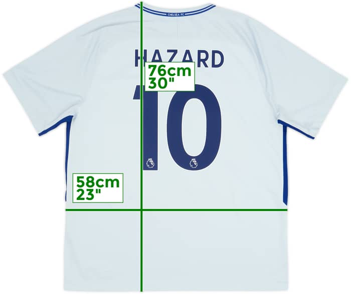 2017-18 Chelsea Away Shirt Hazard #10 - 8/10 - (XL)