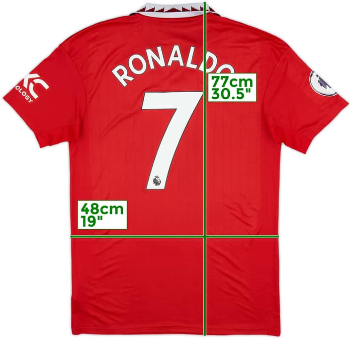 2022-23 Manchester United Home Shirt Ronaldo #7 - 7/10 - (M)