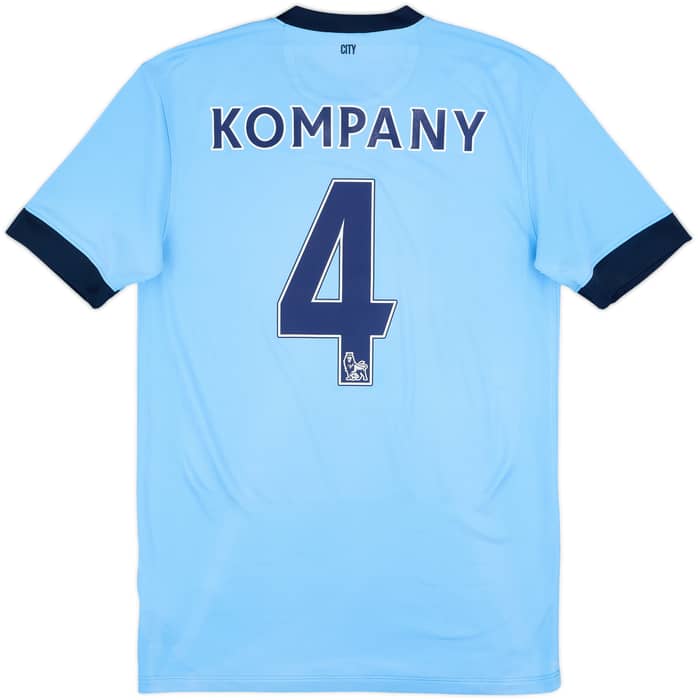 2014-15 Manchester City Home Shirt Kompany #4 - 8/10 - (M)