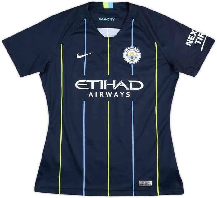 2018-19 Manchester City Away Shirt Aguero #10 - 8/10 - (Women's M)