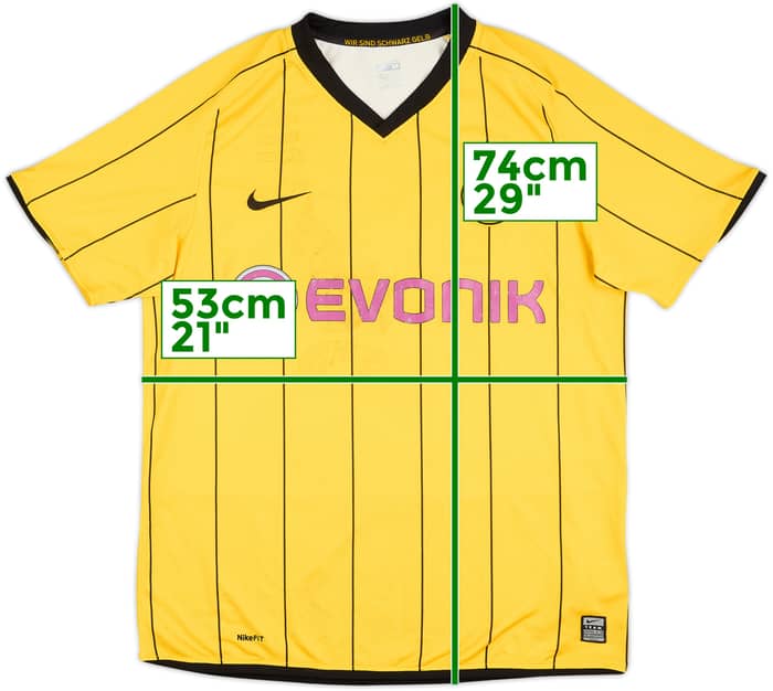 2008-09 Borussia Dortmund Home Shirt - 4/10 - (M)