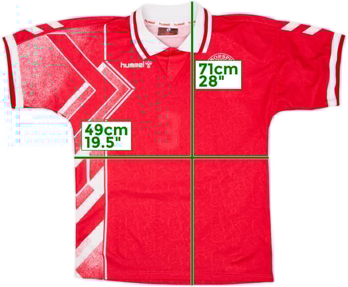 1994-95 Denmark Home Shirt - 5/10 - (M)
